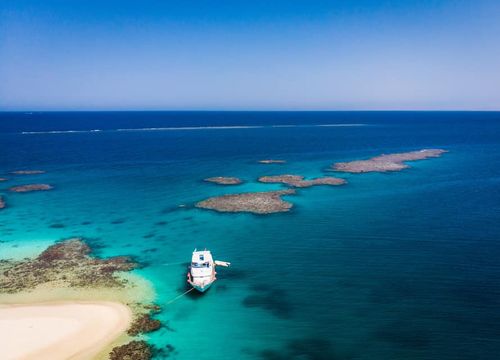 Excursie cu barca cu snorkeling în Insulele Hamata de la Marsa Alam 