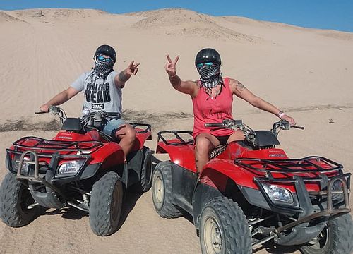 Private 3-Hour Morning Desert Quad Bike Safari from Safaga