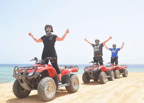 Quad Biking on the Beach in Hurghada - Private Tour along the Sea & in the desert